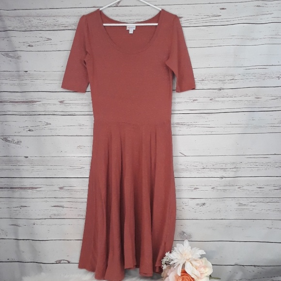 LuLaRoe Dresses & Skirts - Rust color lularoe dress size Medium